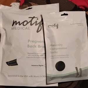 Motif Medical Maternity Compression Socks - Black